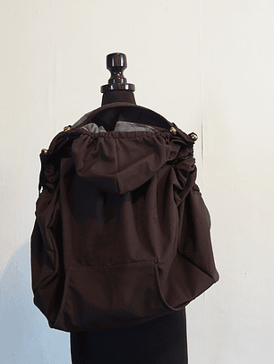 Cobertor térmico e impermeable de porteo Café