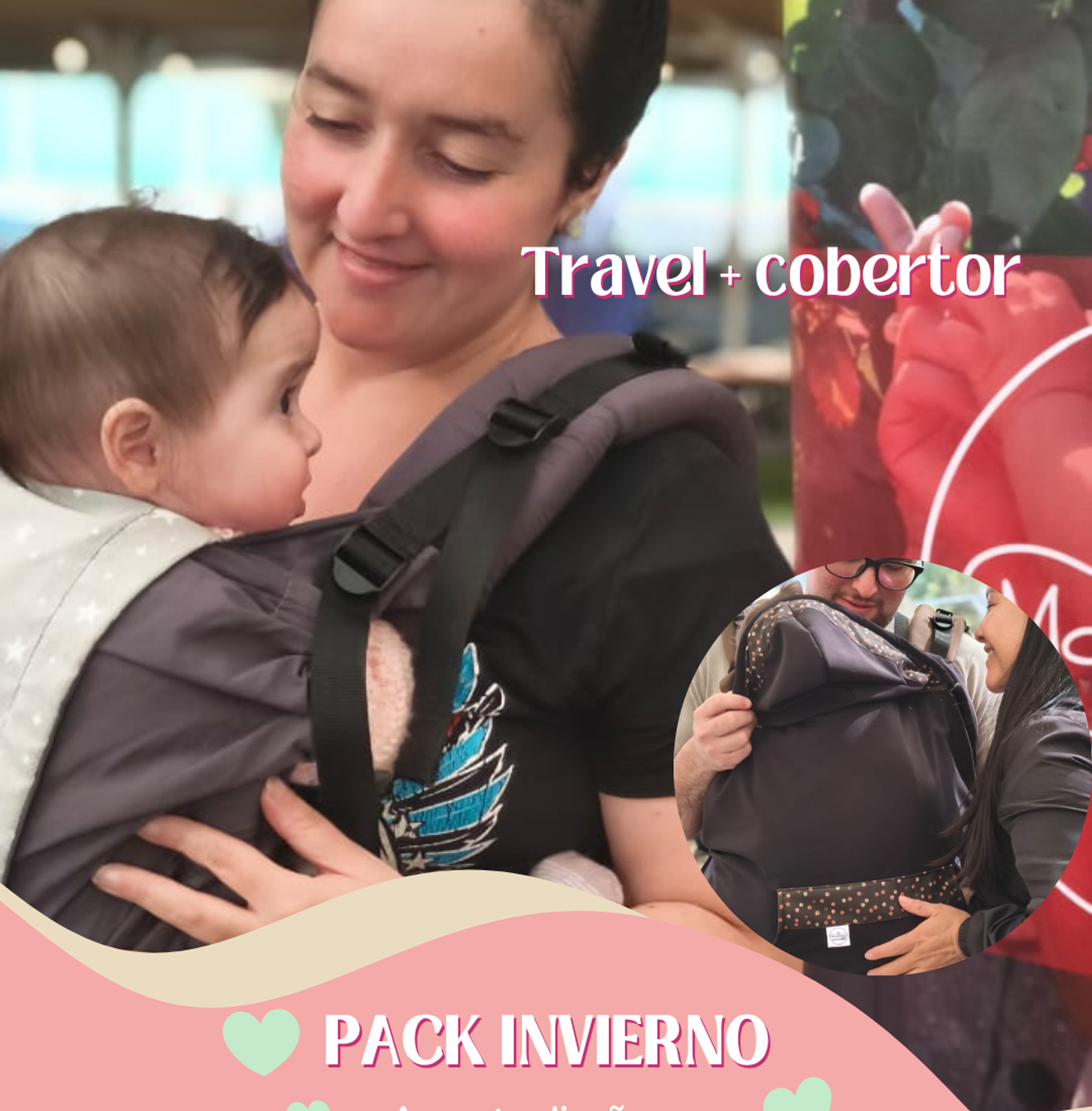 Pack Mochila Travel + Cobertor | 15% Dcto 1