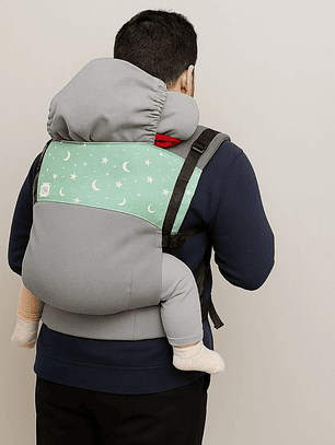 Mochila Jazz gris luna y estrella