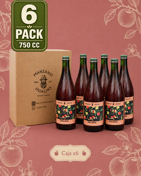 Sidra Rose Hibisco y Especias 750cc 6 Unidades