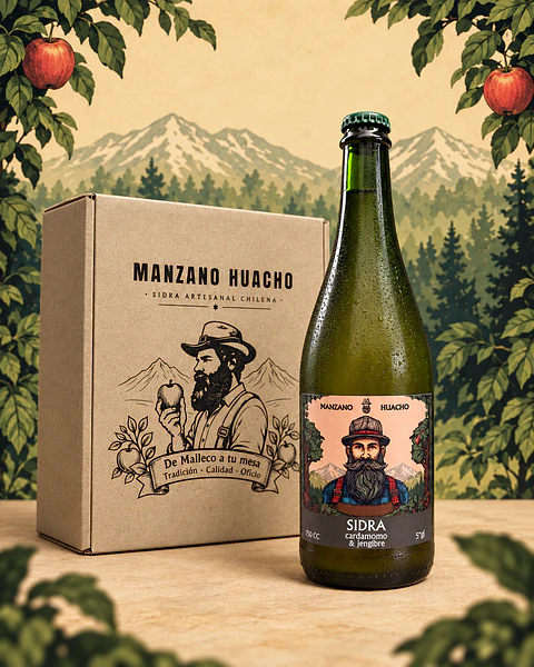 Sidra Cardamomo y jengibre 750cc
