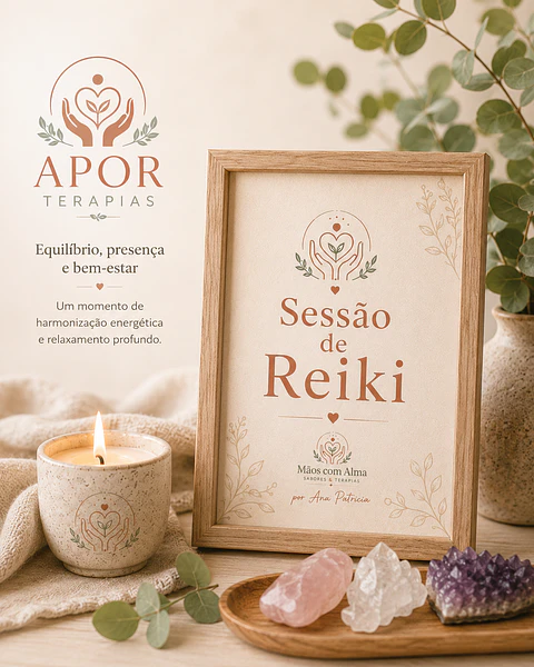 Sessão de Reiki