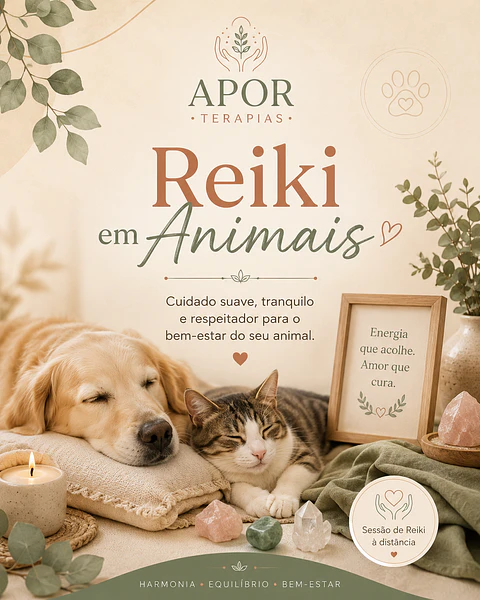Reiki em Animais