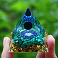Pirâmide de Orgonite com Ametista para Meditação e Decoração - Thumbnail 2