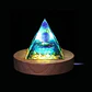 Pirâmide de Orgonite com Ametista para Meditação e Decoração - Thumbnail 5