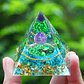 Pirâmide de Orgonite com Ametista para Meditação e Decoração - Thumbnail 20
