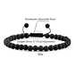Pulseira Ajustável em Pedra Natural, Olho-de-Tigre, Lava ou Malaquite Chakra Beads Braided Bracelet Charm Jewelry - Thumbnail 6