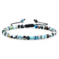 Pulseira Ajustável em Pedra Natural, Olho-de-Tigre, Lava ou Malaquite Chakra Beads Braided Bracelet Charm Jewelry - Thumbnail 7