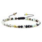 Pulseira Ajustável em Pedra Natural, Olho-de-Tigre, Lava ou Malaquite Chakra Beads Braided Bracelet Charm Jewelry - Thumbnail 8