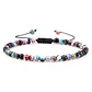 Pulseira Ajustável em Pedra Natural, Olho-de-Tigre, Lava ou Malaquite Chakra Beads Braided Bracelet Charm Jewelry - Thumbnail 11