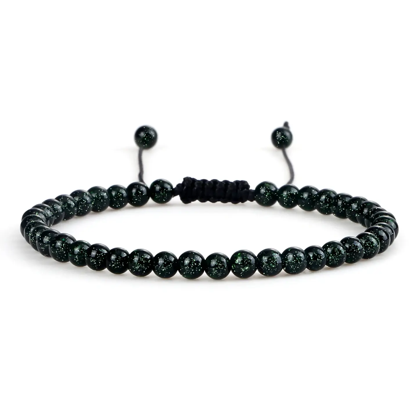 Pulseira Ajustável em Pedra Natural, Olho-de-Tigre, Lava ou Malaquite Chakra Beads Braided Bracelet Charm Jewelry 20
