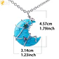 Colar Lua Crescente e Estrela com Quartzo Rosa - Chakra Necklaces - Thumbnail 6