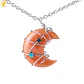 Colar Lua Crescente e Estrela com Quartzo Rosa - Chakra Necklaces - Thumbnail 7