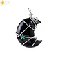 Colar Lua Crescente e Estrela com Quartzo Rosa - Chakra Necklaces - Thumbnail 12