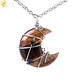Colar Lua Crescente e Estrela com Quartzo Rosa - Chakra Necklaces - Thumbnail 18