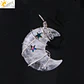 Colar Lua Crescente e Estrela com Quartzo Rosa - Chakra Necklaces - Thumbnail 20