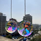 Conjunto de 2 Prismas de Cristal — Reflexos de Luz e Arco-Íris - Thumbnail 5