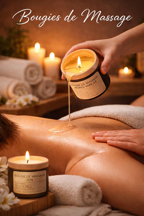 Vela de massagem