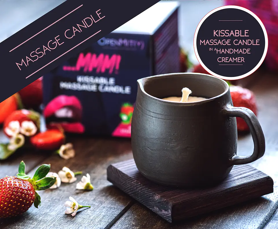 Velas de massagem para casais, presente romântico de aniversário para ela e para ele. 1