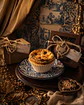 Conjunto Presente de Vela Pastel de Nata, Vela Artesanal, Velas Temáticas, Souvenir de Portugal, Presente Personalizado, Velas de Herança, Velas Aromáticas - Thumbnail 4