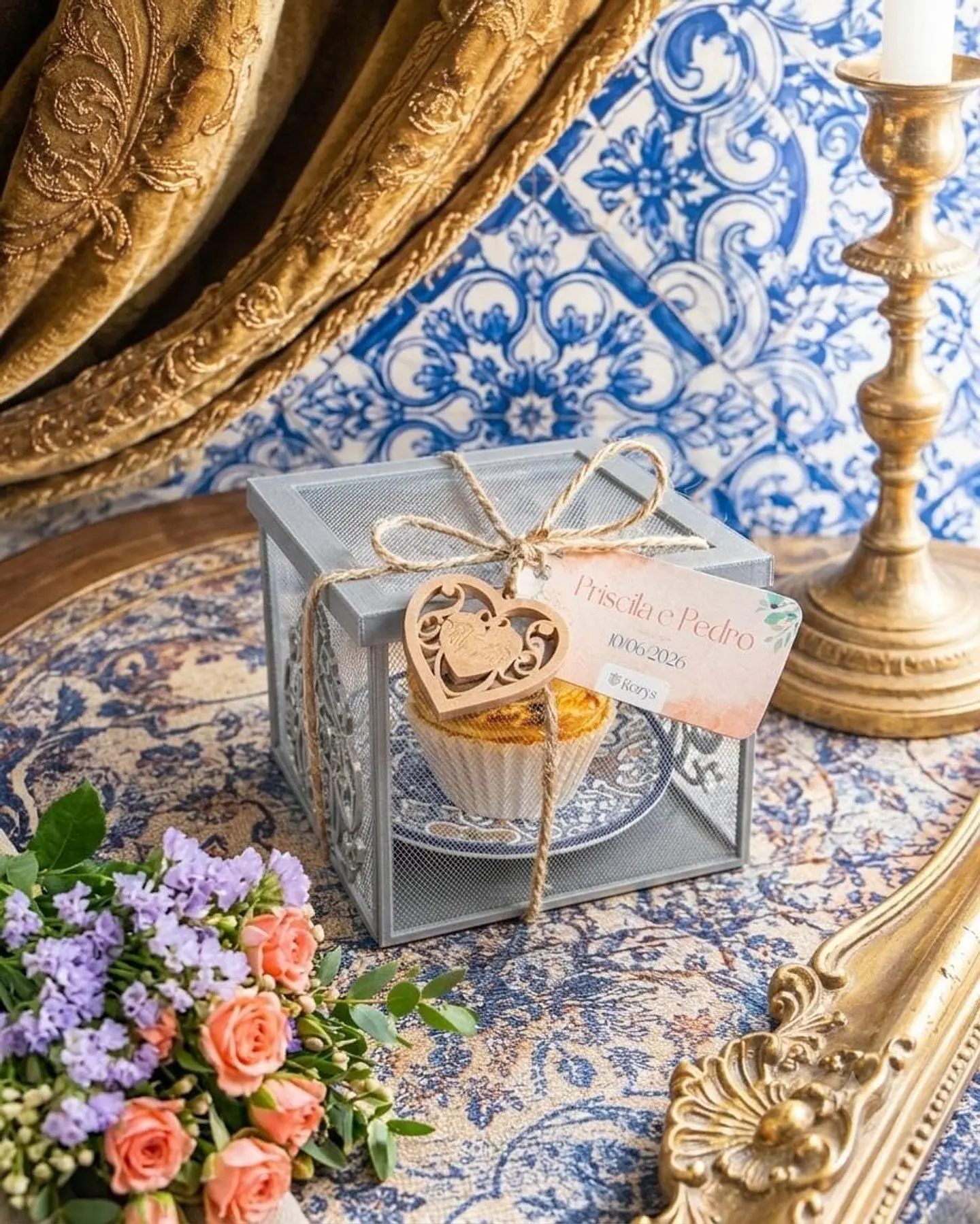 Conjunto Presente de Vela Pastel de Nata, Vela Artesanal, Velas Temáticas, Souvenir de Portugal, Presente Personalizado, Velas de Herança, Velas Aromáticas 6