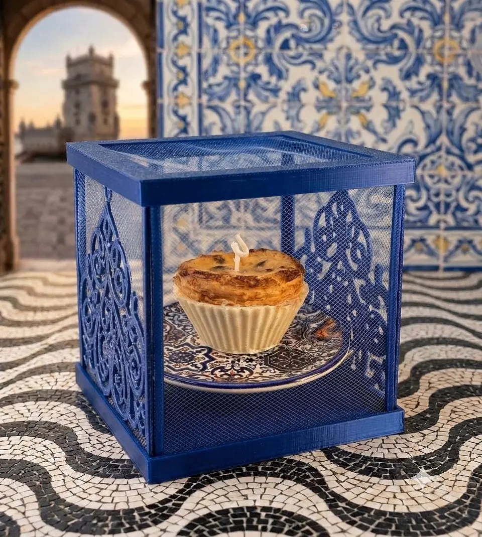 Conjunto Presente de Vela Pastel de Nata, Vela Artesanal, Velas Temáticas, Souvenir de Portugal, Presente Personalizado, Velas de Herança, Velas Aromáticas 12