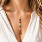 Colar dos 7 Chakras com Pingente de Cristal de Cura, Pedra Energética Reiki, Colar em Y, Joia Boho dos Chakras, Presente Espiritual para Mulheres, - Thumbnail 1