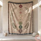Manta de Inverno Harmonia dos Chakras, Cobertor Aconchegante para Meditação, Decoração Espiritual Relaxante, Acessório Boho para Casa, Presente de - Thumbnail 4