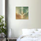 Impressão de energia Reiki | Arte de cura verde e dourada serena | Decoração espiritual para casa - thumbnail 5