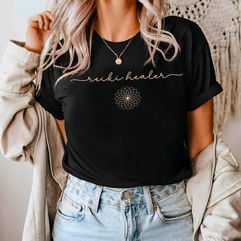 Camiseta de Curador de Reiki, Camiseta de Mestre de Reiki, Camiseta Unissex