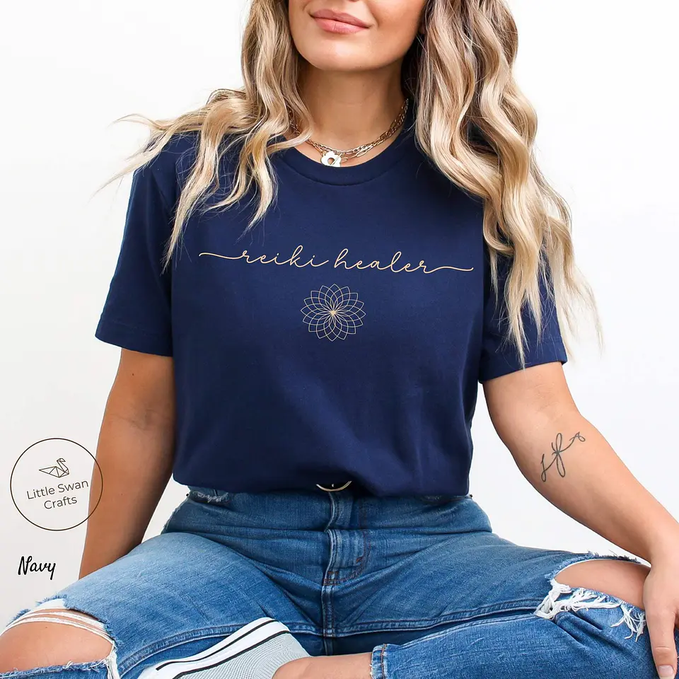 Camiseta de Curador de Reiki, Camiseta de Mestre de Reiki, Camiseta Unissex 7