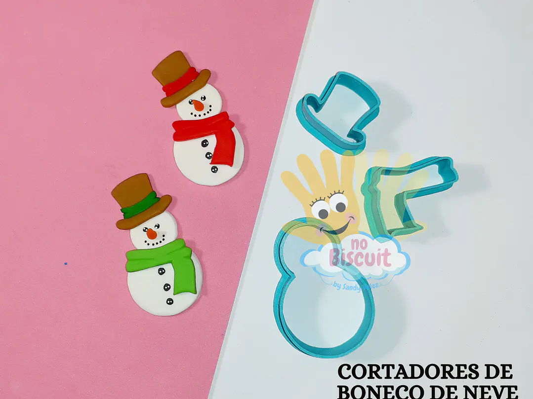 Cortadores Boneco de Neve 1