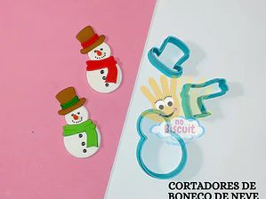 Cortadores Boneco de Neve