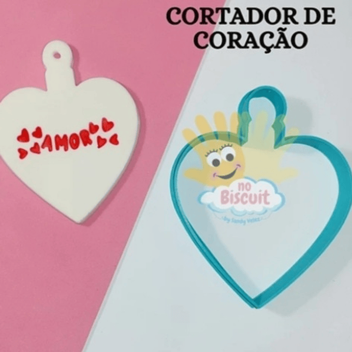 Cortador Coração p/ pendurar 1