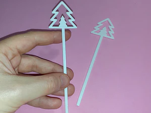 Clips para foto - árvore de natal