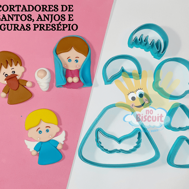 Cortador Santos, Anjos e Figuras Presépio 1