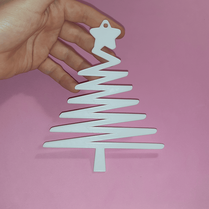 Árvore de Natal linha 2D p/ pendurar 1