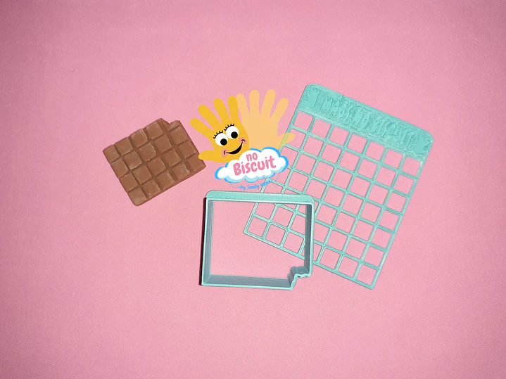 Cortador + mini textura tablete chocolate 1