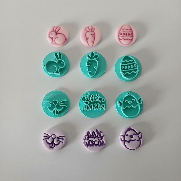 Marcador Mini Páscoa - 6 carimbos 1