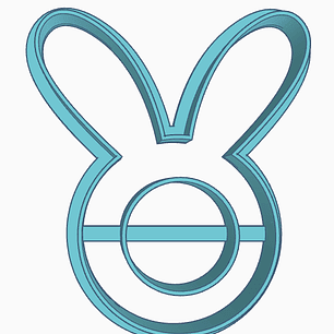 Cortador grinalda coelho – tam P