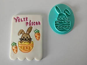 Marcador silhueta coelho 1