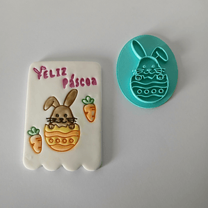 Marcador silhueta coelho 1