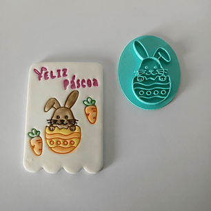 Marcador silhueta coelho 1