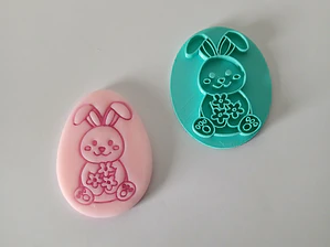 Marcador silhueta coelho 2