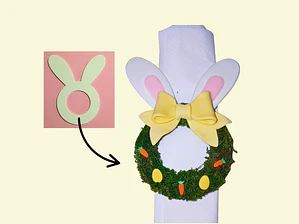 Argola Coelho Porta-guardanapo