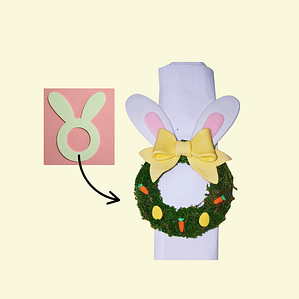 Argola Coelho Porta-guardanapo