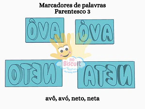 Marcador Palavras Parentesco 3