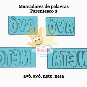 Marcador Palavras Parentesco 3