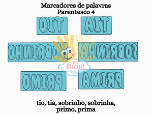 Marcador Palavras Parentesco 4