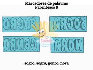 Marcador Palavras Parentesco 5